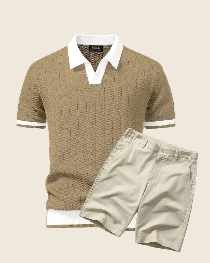 Old Money Polo Shirt + Shorts Set – photo 2